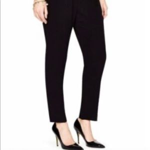 Kate spade black straight leg pants size 6
